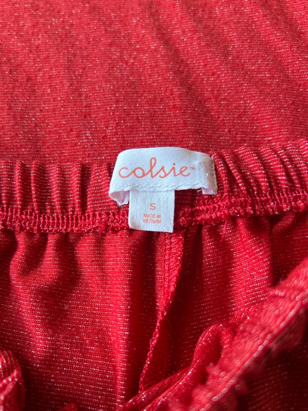 Colsie Women's Res Loungewear Set - Long Sleeve Top and Shorts - Picture 3 of 4